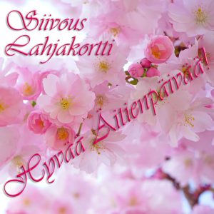 Äitienpäivälahjakortti